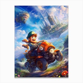 Mario Bros 4 Canvas Print