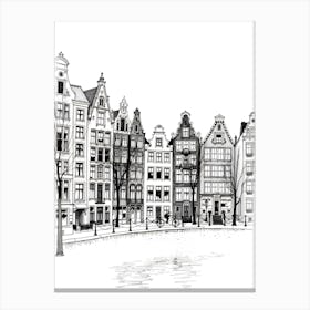 Amsterdam Cityscape Canvas Print