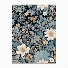 Floral Lace Canvas Print