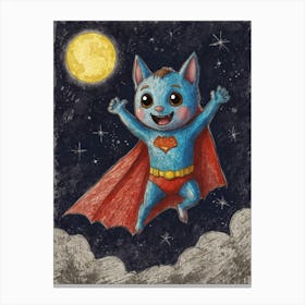 Super Cat 1 Canvas Print