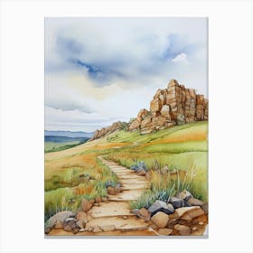 Path To The Mountains.4 Canvas Print