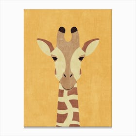 Fauna Giraffe Canvas Print