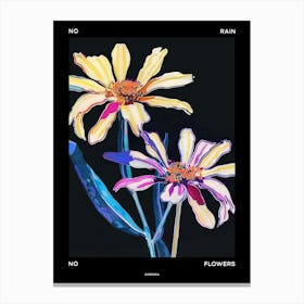 No Rain No Flowers Poster Cineraria 6 Canvas Print