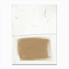 'Beige' 1 Canvas Print