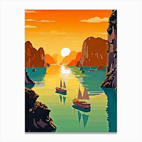 Ha Long Bay - Viet Nam (1) Canvas Print