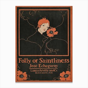 Folly Or Saintliness, Ethel Reed Canvas Print