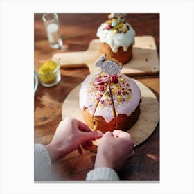 Cake With Icing 1 Canvas Print