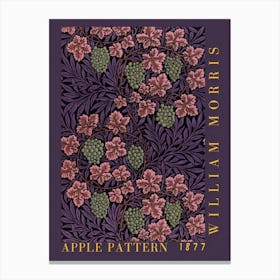 Apple Pattern By William Morris Canvas Print