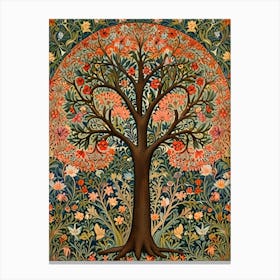 William Morris Tree Of Life 6 Canvas Print