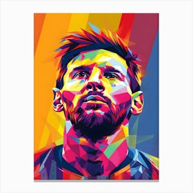 Lionel Messi 4 Canvas Print