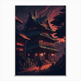 Japanese Village (3) Canvas Print
