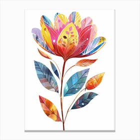 Colorful Flower 1 Canvas Print