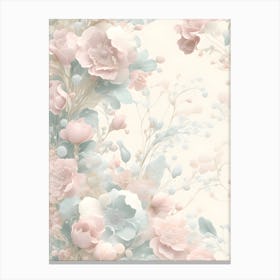 Floral Wallpaper Canvas Print