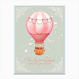 Hot Air Balloon Canvas Print