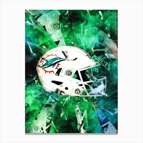 Miami Dolphins 5 Canvas Print