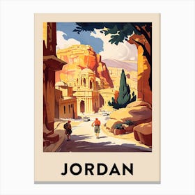 Jordan 3 Vintage Travel Poster Canvas Print