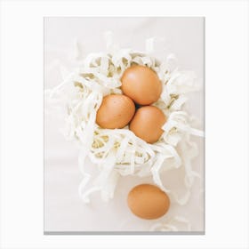 Eggs In A Bowl Canvas Print