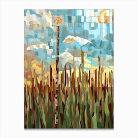 Corn Field In The Sky Canvas Print