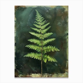 Pteris Fern Painting 4png Canvas Print