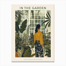 In The Garden Poster Mount Stewart House And Gardens United Kingdom 1 Canvas Print