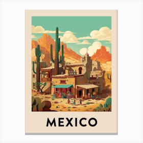 Vintage Travel Poster Mexico 6 Canvas Print