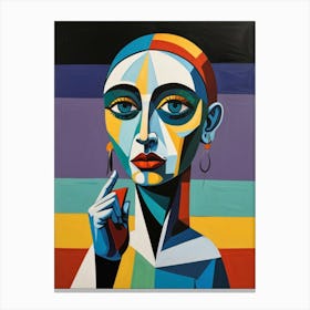 Abstract Woman Canvas Print