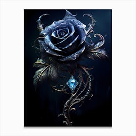 Dark Rose Canvas Print