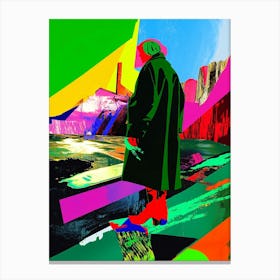 'The Man In The Coat' Canvas Print