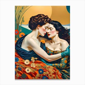 'Lesbian Love' Woman In Love Canvas Print