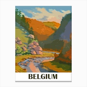 Beautiful Nature Of Belgium Canvas Print