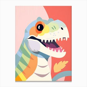 Colourful Dinosaur Majungasaurus 2 Canvas Print