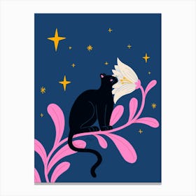 Night Panther Canvas Print