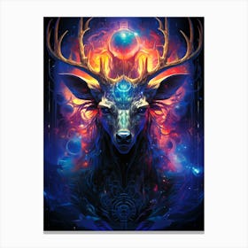 Deer Head 3 Canvas Print