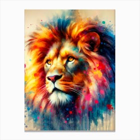 Lion Painting Canvas Print