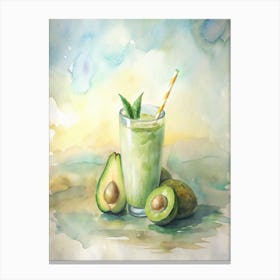 Avocado Smoothie Vietnam Canvas Print