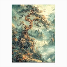 Asian Landscape Painting 1 Canvas Print