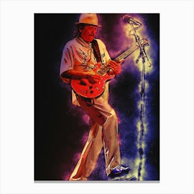 Spirit Of Carlos Santana Canvas Print