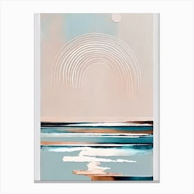 - Abstract Minimal Boho Beach 3 Canvas Print