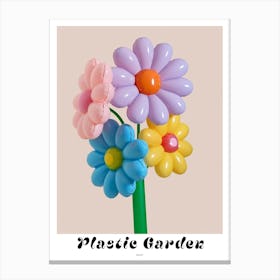 Dreamy Inflatable Flowers Poster Daisy 2 Canvas Print