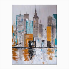 Abstract Cityscape 5 Canvas Print