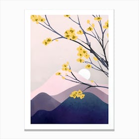 Midnight Bloom Canvas Print