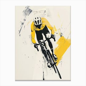 Precision In Motion Cycling Canvas Print