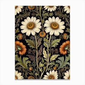 William Morris Daisy Pattern Canvas Print