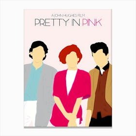 Pretty In Pink Film Canvas Print