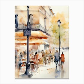 Paris Cafe 2 Canvas Print