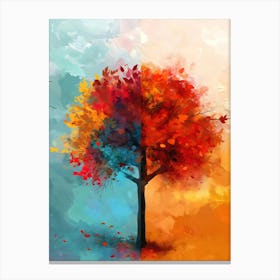 Abstract tree art 2 Canvas Print