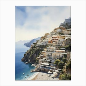Summer In Positano Painting (20) 1 Canvas Print