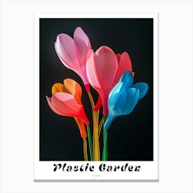 Bright Inflatable Flowers Poster Cyclamen 2 Canvas Print