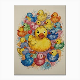 Ducks Canvas Print