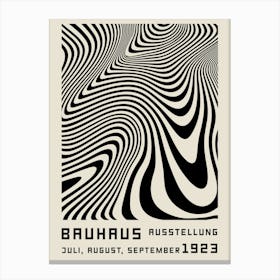 Bauhaus Black Canvas Print